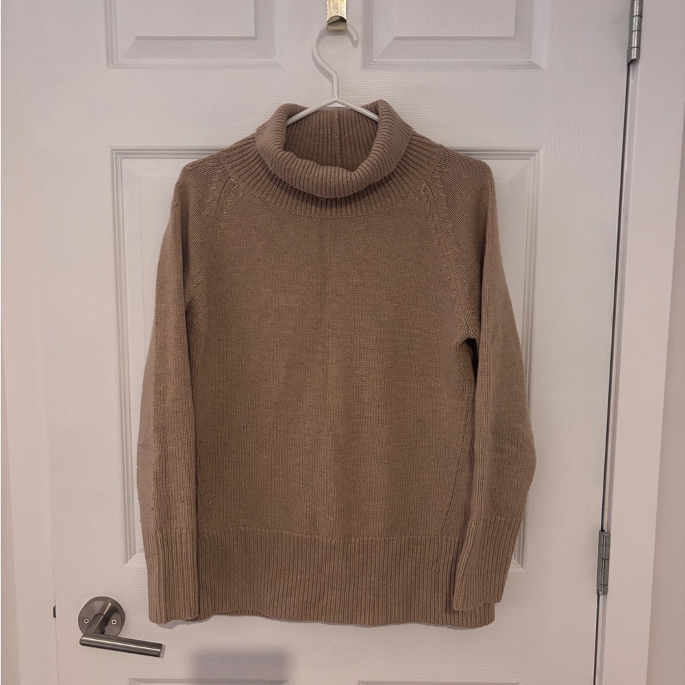 Aritzia Babaton Wool Cashmere Sweater in Tan